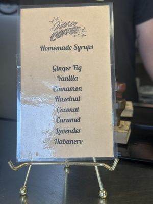 Menu photo 1 interim coffee Carlsbad, CA Menu photo 1 interim coffee Carlsbad, CA
