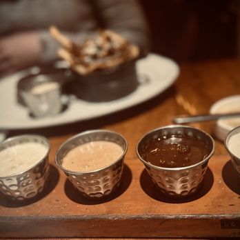 Le Cellier Steakhouse - Sauce Flight - Steakhouses Near Me - Orlando, Florida Le Cellier Steakhouse - Sauce Flight - Steakhouses Near Me - Orlando, Florida