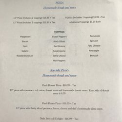 Dads Place - Pizzas and specialty pizzas