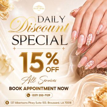 Royal Nails Spa - Let our team pamper you with beautiful results, relaxing service, and the care you deserve. - Nail Salons Near Me - Broussard, Louisiana Royal Nails Spa - Let our team pamper you with beautiful results, relaxing service, and the care you deserve. - Nail Salons Near Me - Broussard, Louisiana