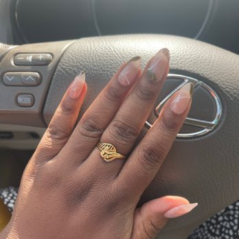Strawberry Nails - Gel X nails with nail design - Nail Salons Near Me - San Jose, California Strawberry Nails - Gel X nails with nail design - Nail Salons Near Me - San Jose, California