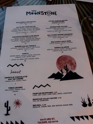 Menu photo 5 The Moonstone Tucson, AZ