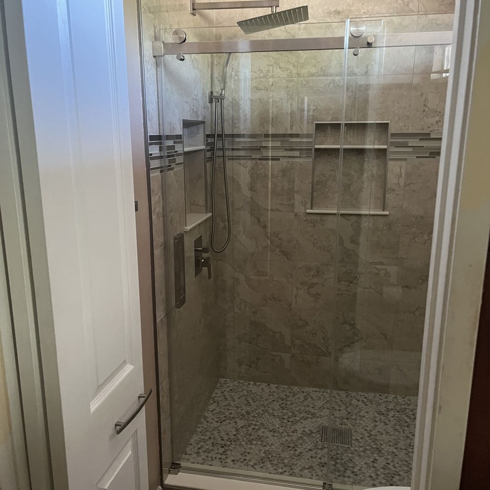 M&M General Construction Services - a walk in shower - General Contractors Near Me M&M General Construction Services - a walk in shower - General Contractors Near Me