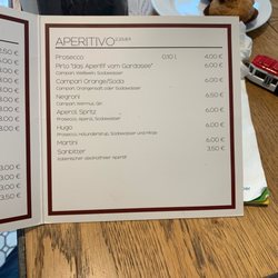 Brixia - Menu