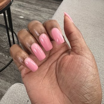 Ranch Nails Spa - Dip powder pink - Nail Salons Near Me - Ontario, California
