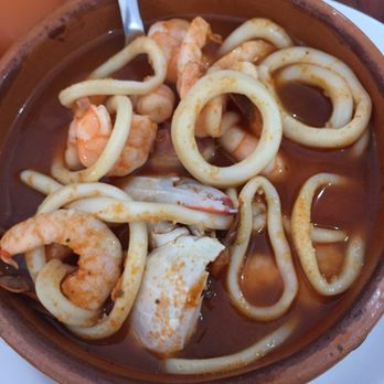El Camello Jr. - Sopa de mariscos, seafood soup with squid, fish, crab, and shrimp - Mexican Near Me - Tulum, ROO El Camello Jr. - Sopa de mariscos, seafood soup with squid, fish, crab, and shrimp - Mexican Near Me - Tulum, ROO