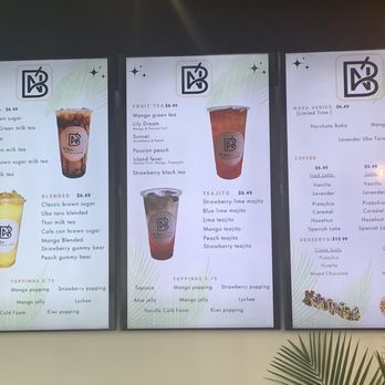 Boba Nova - the menu and prices of boba - Bubble Tea Near Me - Bolingbrook, Illinois