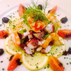 Ristorante Riviera - Meeresfrüchte Salat Perfekt!