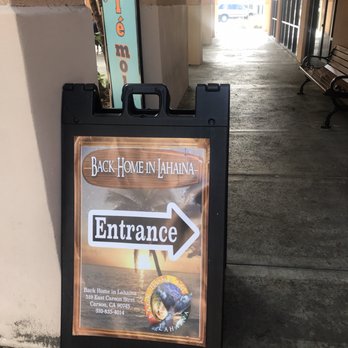 Back Home In Lahaina - Outside entrance - Hawaiian Near Me - Carson, California
