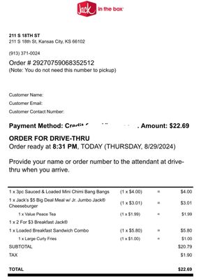 Menu photo 1 Jack in the Box Kansas City, KS Menu photo 1 Jack in the Box Kansas City, KS