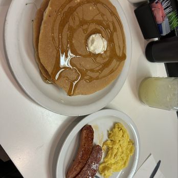 Junes Cafe - Pancakes, eggs, and sausage. - Breakfast & Brunch Near Me - Santa Ana, California