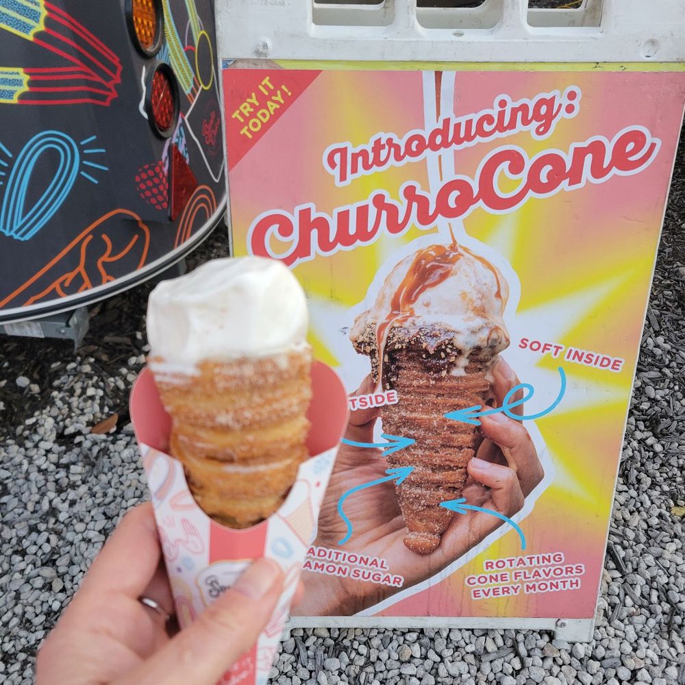 Santo Dulce Churros - The cone they gave me is nothing like on their photo. I did not lick anything off. Plain vanilla ice cream like you get at Mcdonalds. - Desserts Near Me - Miami, Florida Santo Dulce Churros - The cone they gave me is nothing like on their photo. I did not lick anything off. Plain vanilla ice cream like you get at Mcdonalds. - Desserts Near Me - Miami, Florida