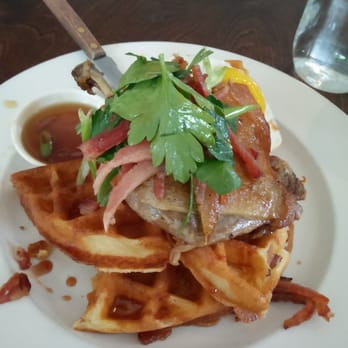 The Ruby - Duck Confit Waffle - Breakfast & Brunch Near Me - Victoria, British Columbia The Ruby - Duck Confit Waffle - Breakfast & Brunch Near Me - Victoria, British Columbia