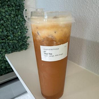 Moge Tee - Thai tea - large, 30% sweetness - Bubble Tea Near Me - San Diego, California