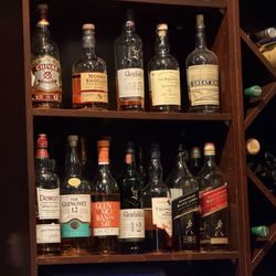 Scotch and whisky selection