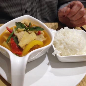 Rice Thai Bistro - Pork Jungle Curry it was a bit spicier than mild as was ordered but my father in law said the flavor was nice. - Thai Near Me - Winchester, Missouri Rice Thai Bistro - Pork Jungle Curry it was a bit spicier than mild as was ordered but my father in law said the flavor was nice. - Thai Near Me - Winchester, Missouri