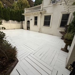 OrCo Construction Company - Deck repair at the White House in Portland. Two-coat paint finish.