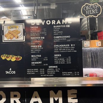 Devorame - Menu - Food Trucks Near Me - Los Angeles, California Devorame - Menu - Food Trucks Near Me - Los Angeles, California