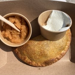 Empanada Club - Chicken empanada with carrot salsa