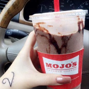 Mojo's Drive Thru Coffee - Sugar free mocha frap with almond milk! Literally tastes like a milkshake! - Coffee & Tea Near Me - Corona, California Mojo's Drive Thru Coffee - Sugar free mocha frap with almond milk! Literally tastes like a milkshake! - Coffee & Tea Near Me - Corona, California