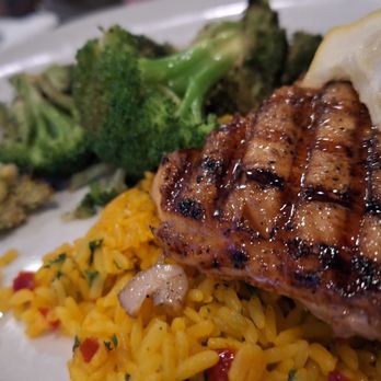 Briquettes Steakhouse - Salmon plate - Steakhouses Near Me - Mobile, Alabama