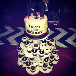 The Cup Cake Taste - Custom cupcakes for a James Bond themed 18th (for twins)