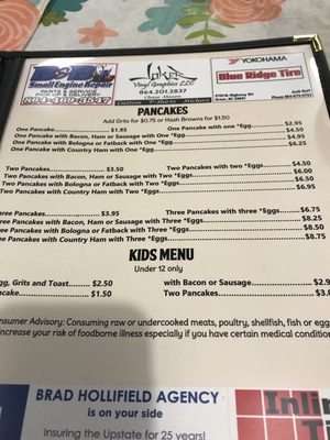 Menu photo 2 Peggy's Diner 2 Greer, SC Menu photo 2 Peggy's Diner 2 Greer, SC