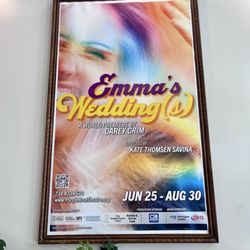 Purple Rose Theatre Company - Emma's Wedding Program Poster