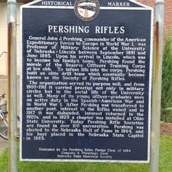 Pershing Rifles Historical Marker - Pershing Rifles Historical Marker, University of Lincoln