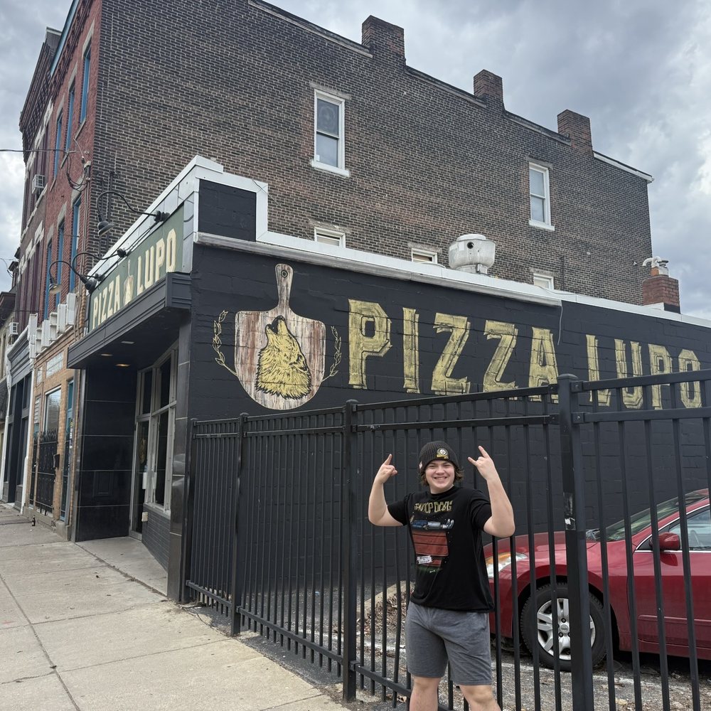 Pizza Lupo - My son pumped that we're here at stop number 3 on the tour - Pizza Near Me - Pittsburgh, Pennsylvania Pizza Lupo - My son pumped that we're here at stop number 3 on the tour - Pizza Near Me - Pittsburgh, Pennsylvania
