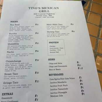 Tino's Mexican Grill - Mexican Near Me - Ocean City, Maryland Tino's Mexican Grill - Mexican Near Me - Ocean City, Maryland