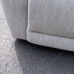 Tampa Bay Furniture & Mattress - This loveseat had stains on it.