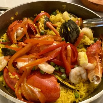 Cafe Liz - a bowl of seafood and rice - Portuguese Near Me - Philadelphia, Pennsylvania