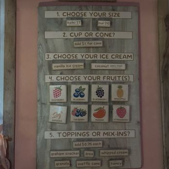 Reef’s Real Fruit Ice Cream - Menu - Ice Cream & Frozen Yogurt Near Me - Kihei, Hawaii Reef’s Real Fruit Ice Cream - Menu - Ice Cream & Frozen Yogurt Near Me - Kihei, Hawaii