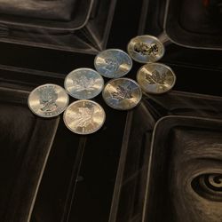 Palos Verdes Coin - Silver maple leaves