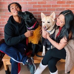 PJ's Pet Cafe - Daddy, Ayani, River, and me!