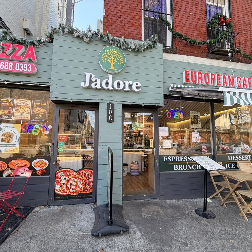 J'adore Café & Pizza - Front of store - Pizza Near Me - Brooklyn, New York J'adore Café & Pizza - Front of store - Pizza Near Me - Brooklyn, New York