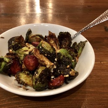 Green Acre - Happy Hour Brussel Sprouts half eaten - Burgers Near Me - San Diego, California Green Acre - Happy Hour Brussel Sprouts half eaten - Burgers Near Me - San Diego, California