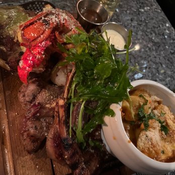 Vero Bistro Moderne - a large steak and a side dish - Italian Near Me - Calgary, Alberta