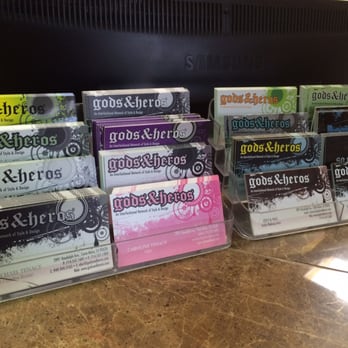 Gods & Heros - cute colorful business cards - Hair Stylists Near Me - costa mesa, California