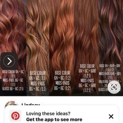 Platinum beauty - Hair extension auburn colors