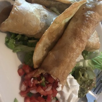 Azul Tequila - Flautas that were deep fried in an old frying oil. - Mexican Near Me - Valencia, California
