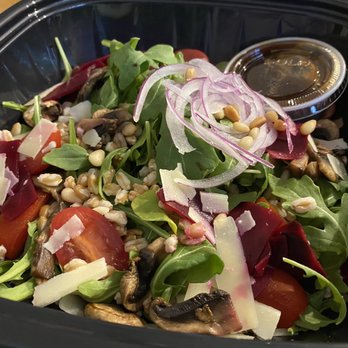 The Sweet Sap - Arugula & Farro Salad ($14, delivery) - a bit small for the price - New American Near Me - Flushing, New York