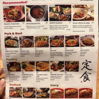 YAYOI - Menu 11/2024 - Japanese Near Me - San Mateo, California
