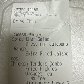 Topher's Grill - receipt - New American Near Me - Hattiesburg, Mississippi