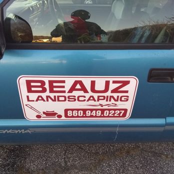 Beau'z landscaping and more - Truck sign - Landscaping Near Me Beau'z landscaping and more - Truck sign - Landscaping Near Me