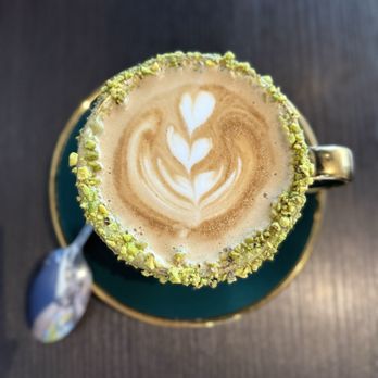 The French Cafe - Pistachio Latte - Coffee & Tea Near Me - Winter Garden, Florida