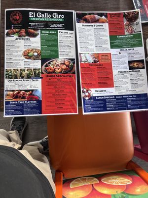 Menu photo 1 El Gallo Giro Meridian, ID