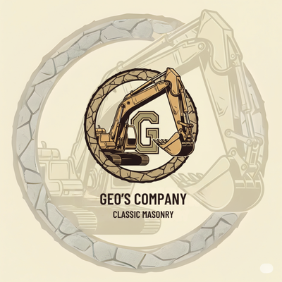 Geo's Classic Masonry Logo