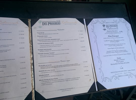 Menu photo 4 Club del Progreso Buenos Aires, C